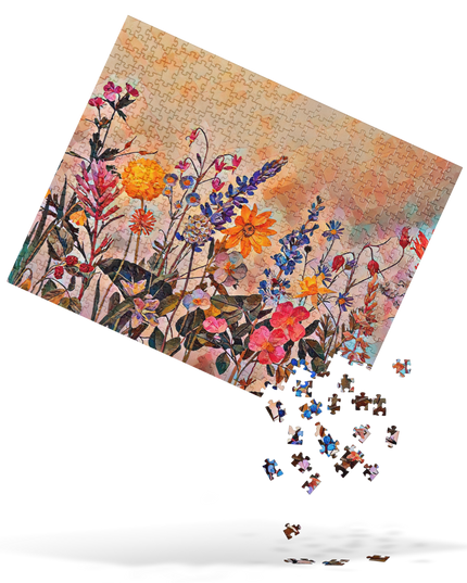 Oregon Wildflowers - Digital Art - Jigsaw puzzle
