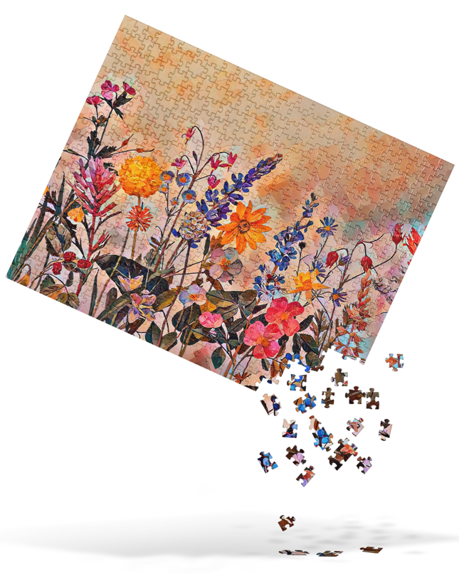 Oregon Wildflowers - Digital Art - Jigsaw puzzle