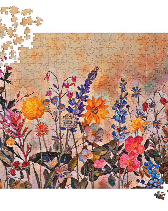 Oregon Wildflowers - Digital Art - Jigsaw puzzle