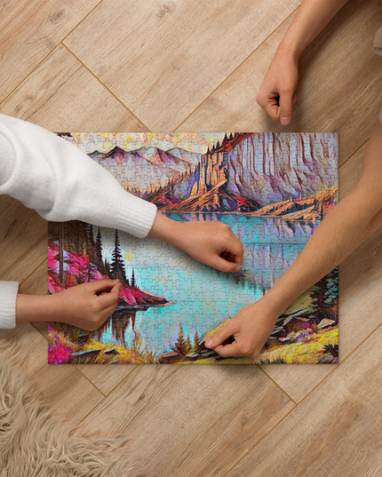 NW Lake of Dreams - Digital Art - Jigsaw puzzle