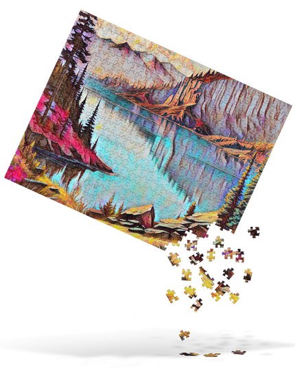 NW Lake of Dreams - Digital Art - Jigsaw puzzle