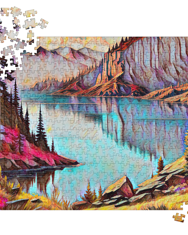 NW Lake of Dreams - Digital Art - Jigsaw puzzle