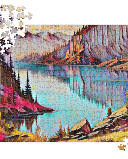 NW Lake of Dreams - Digital Art - Jigsaw puzzle