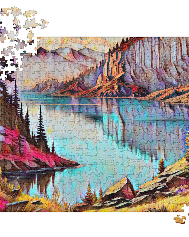 NW Lake of Dreams - Digital Art - Jigsaw puzzle