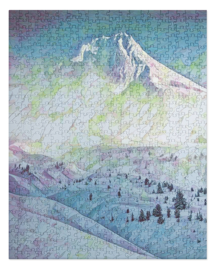 Mount Hood - Digital Art - Jigsaw puzzle