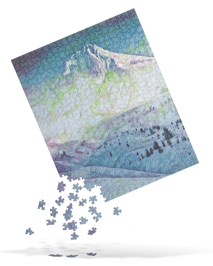 Mount Hood - Digital Art - Jigsaw puzzle