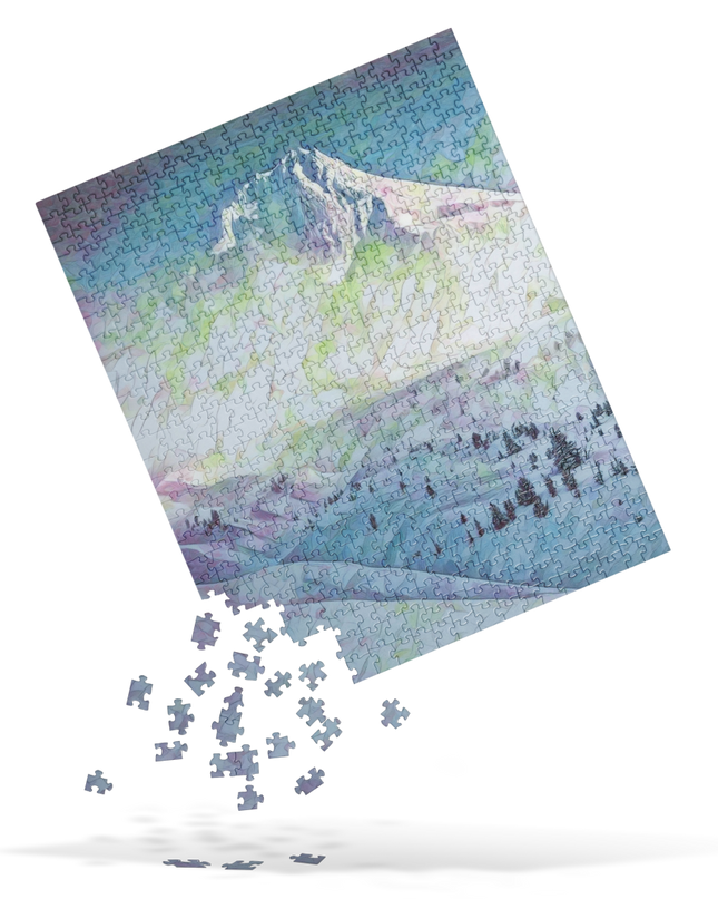 Mount Hood - Digital Art - Jigsaw puzzle