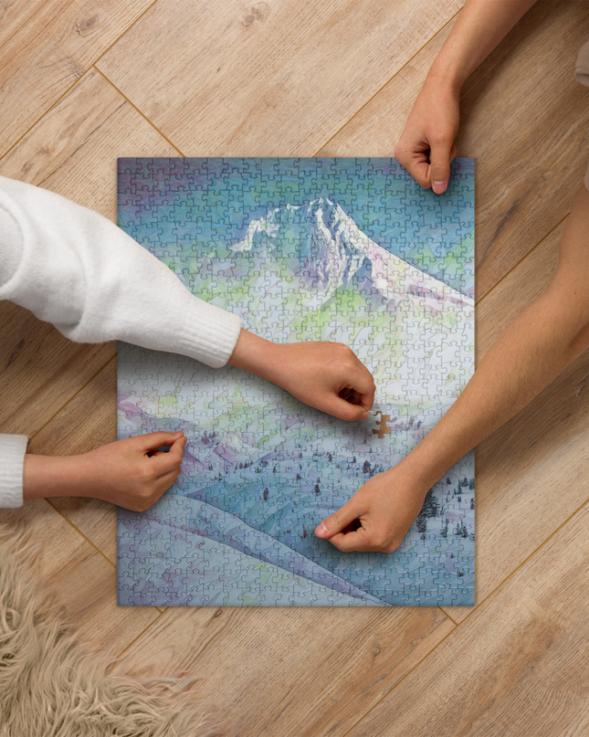 Mount Hood - Digital Art - Jigsaw puzzle