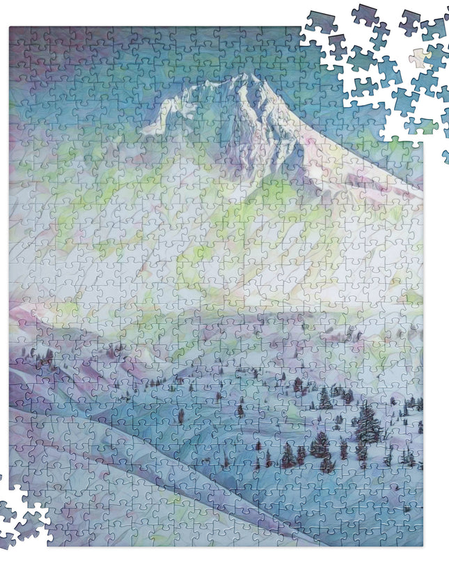 Mount Hood - Digital Art - Jigsaw puzzle