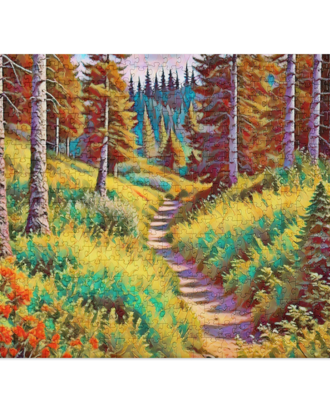 Autumn in Oregon - Digital Art - Jigsaw puzzle