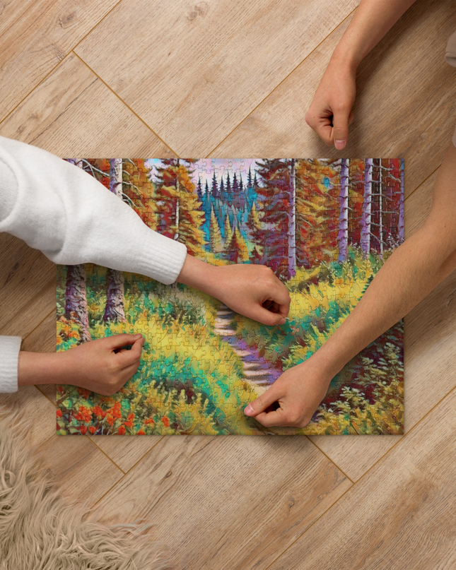 Autumn in Oregon - Digital Art - Jigsaw puzzle