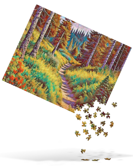Autumn in Oregon - Digital Art - Jigsaw puzzle