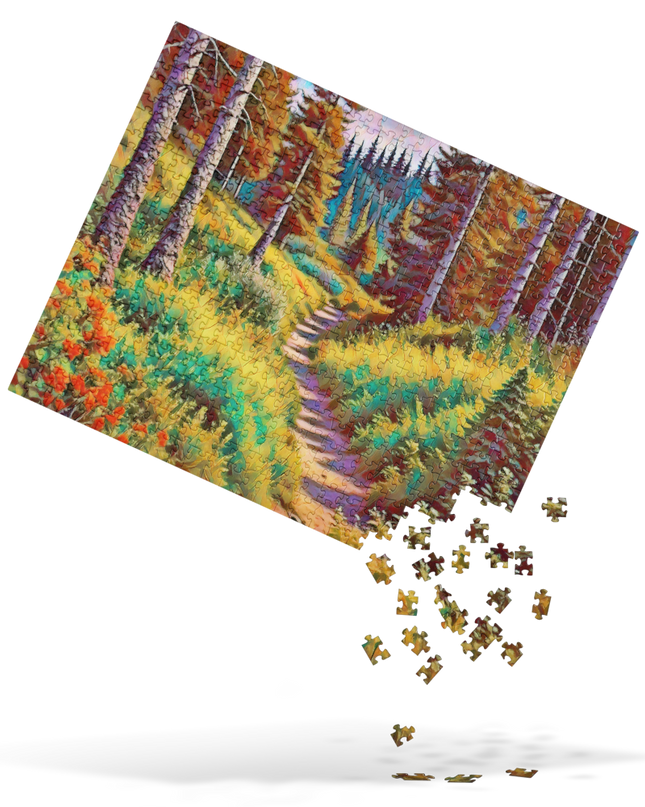 Autumn in Oregon - Digital Art - Jigsaw puzzle