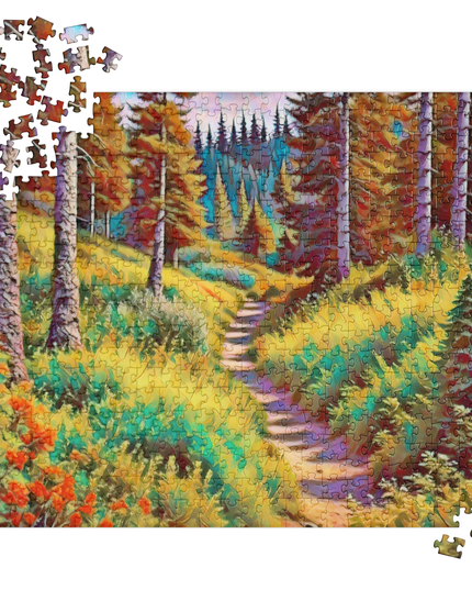 Autumn in Oregon - Digital Art - Jigsaw puzzle