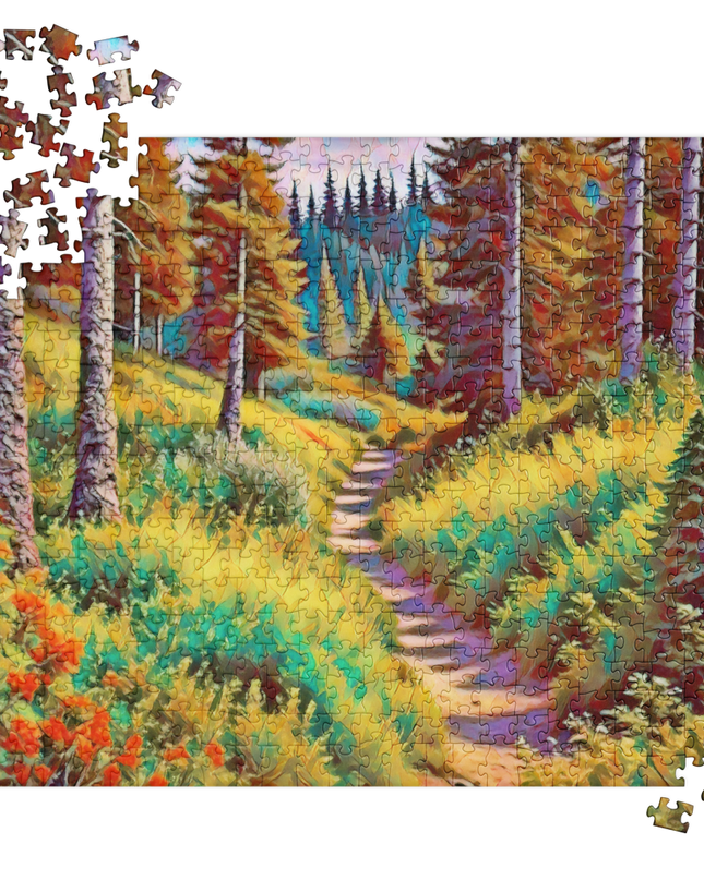 Autumn in Oregon - Digital Art - Jigsaw puzzle