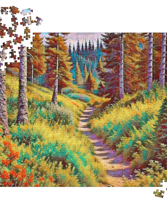 Autumn in Oregon - Digital Art - Jigsaw puzzle