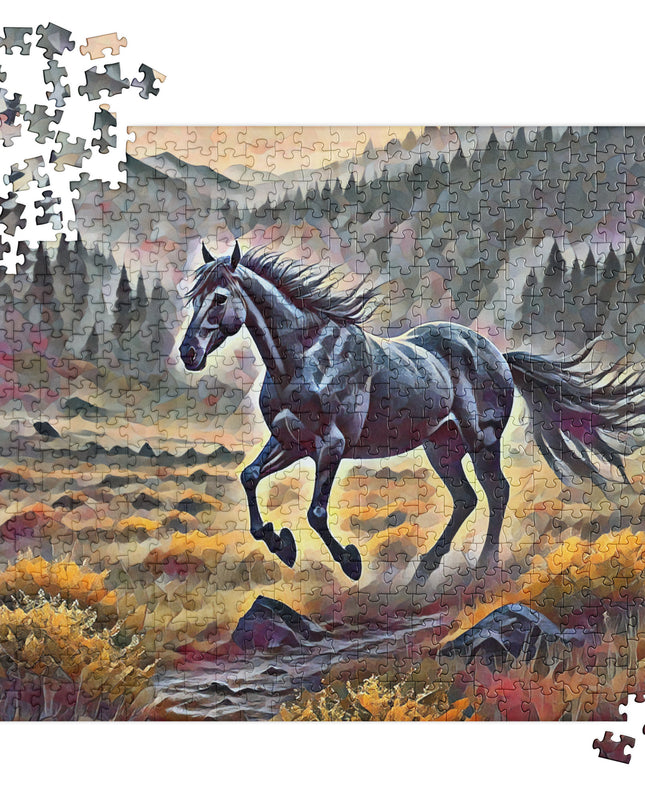 Oregon Running Horse - Digital Art - Jigsaw puzzle