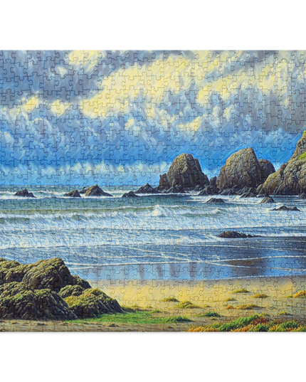 Oregon Coast - Digital Art -Jigsaw puzzle
