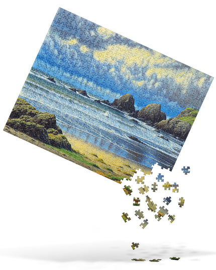 Oregon Coast - Digital Art -Jigsaw puzzle