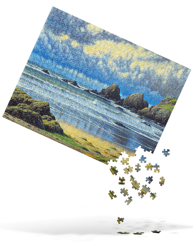 Oregon Coast - Digital Art -Jigsaw puzzle