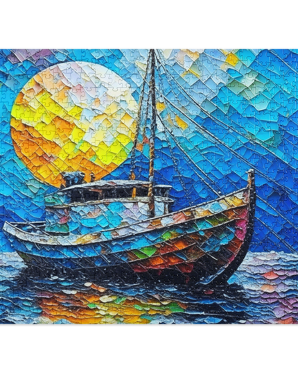 Moon over Newport - Jigsaw puzzle