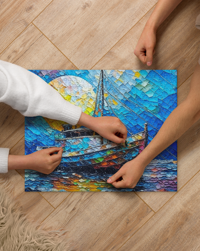 Moon over Newport - Jigsaw puzzle