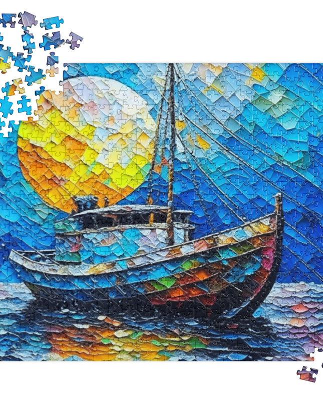Moon over Newport - Jigsaw puzzle
