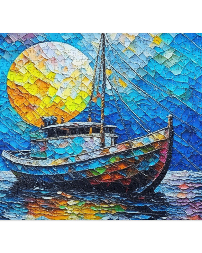 Moon over Newport - Jigsaw puzzle