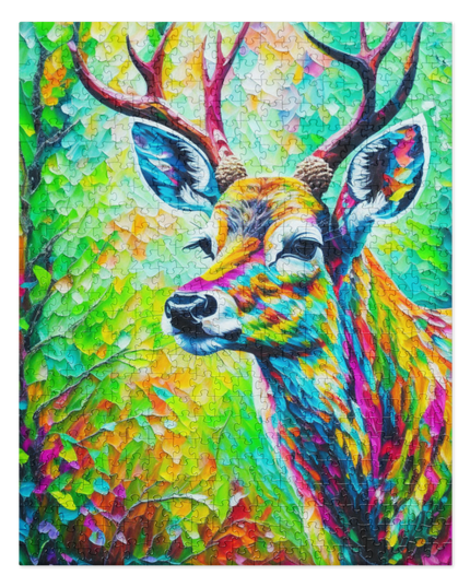 Deer in the Woods - Jigsaw puzzle