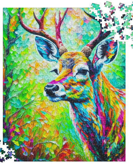 Deer in the Woods - Jigsaw puzzle