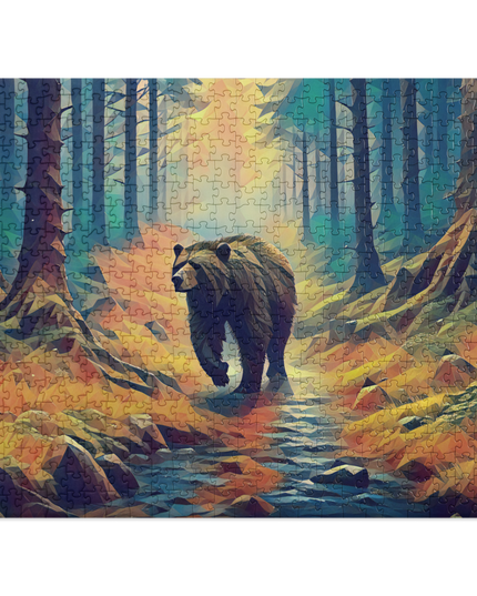 Bear in the Woods - Jigsaw puzzle