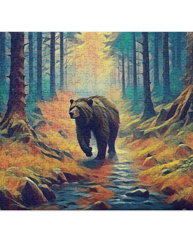 Bear in the Woods - Jigsaw puzzle