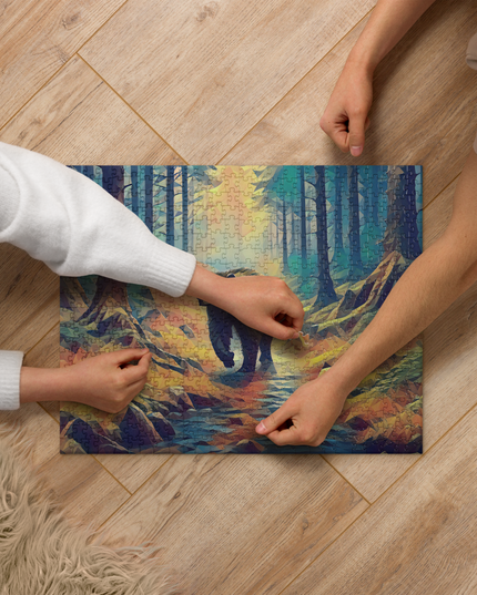 Bear in the Woods - Jigsaw puzzle