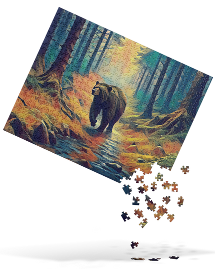 Bear in the Woods - Jigsaw puzzle