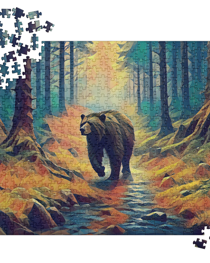 Bear in the Woods - Jigsaw puzzle