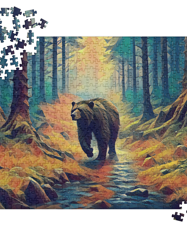 Bear in the Woods - Jigsaw puzzle