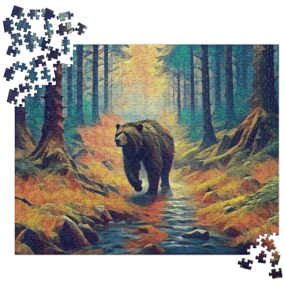 Bear in the Woods - Jigsaw puzzle