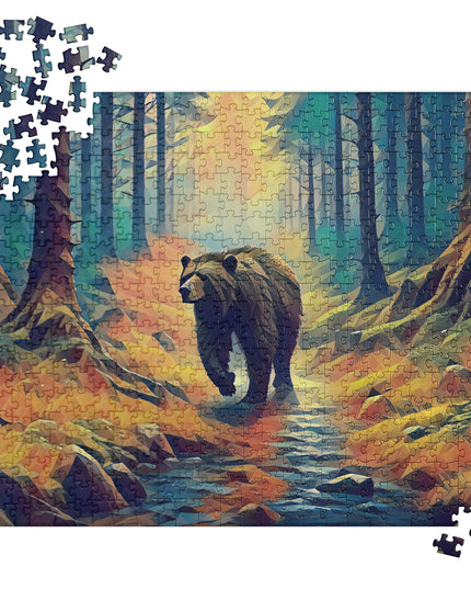 Bear in the Woods - Jigsaw puzzle