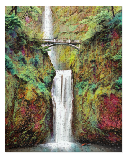 Multnomah Falls - Jigsaw puzzle