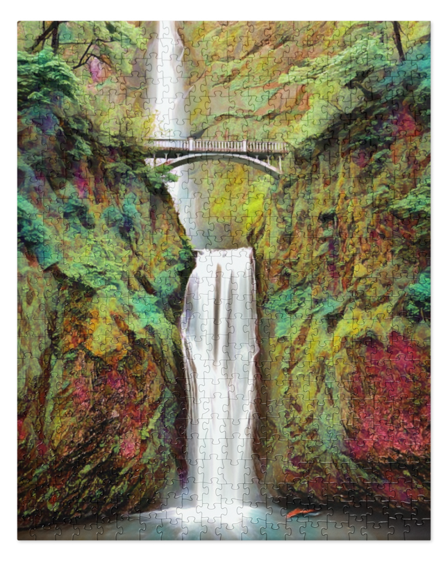 Multnomah Falls - Jigsaw puzzle