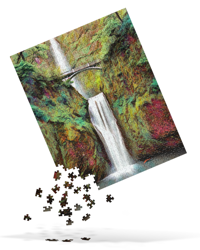 Multnomah Falls - Jigsaw puzzle