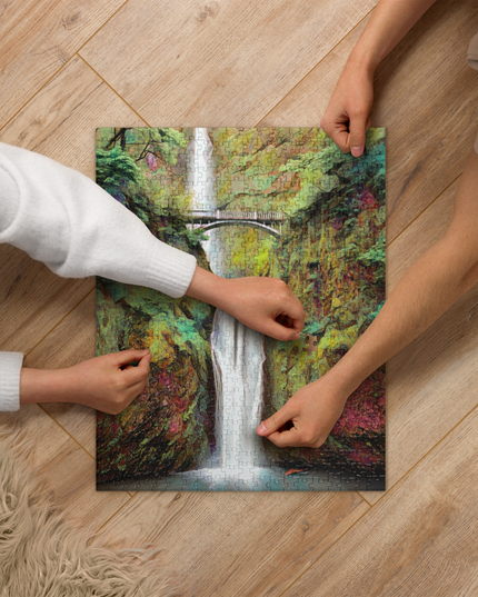Multnomah Falls - Jigsaw puzzle