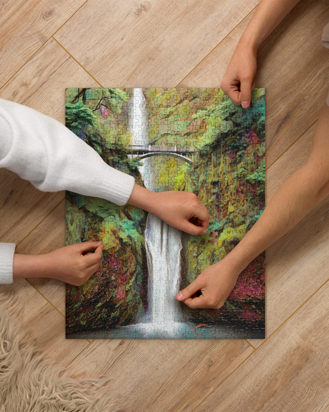 Multnomah Falls - Jigsaw puzzle