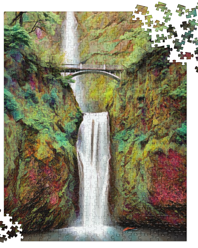 Multnomah Falls - Jigsaw puzzle