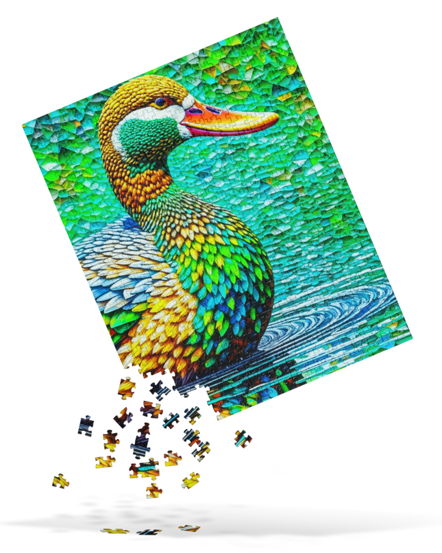 Duck on a Pond - Jigsaw puzzle