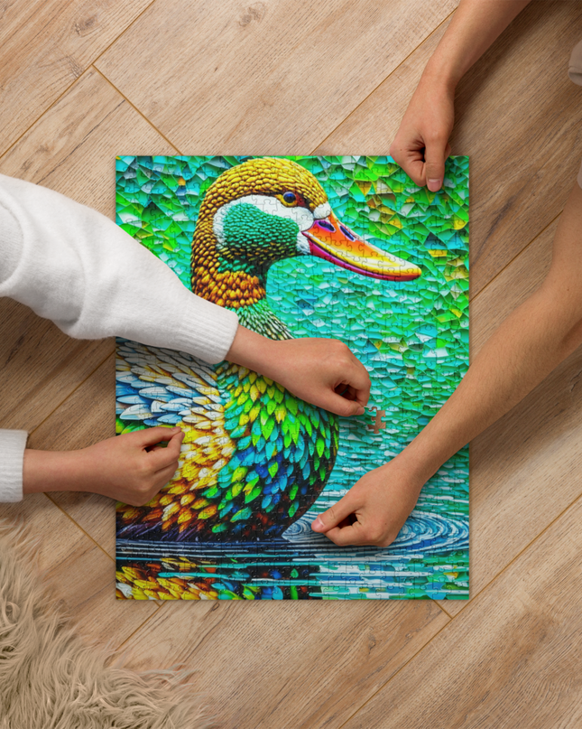 Duck on a Pond - Jigsaw puzzle