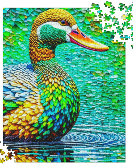 Duck on a Pond - Jigsaw puzzle