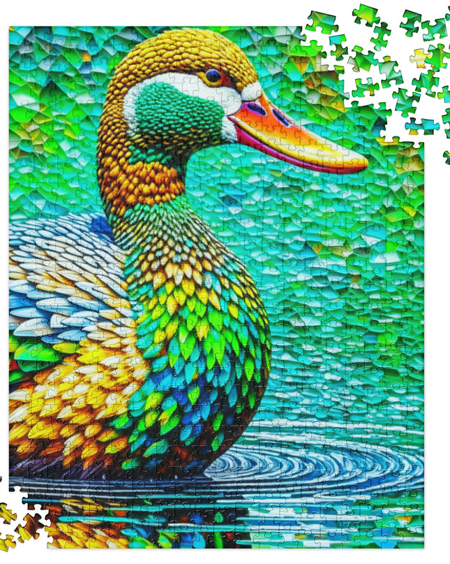 Duck on a Pond - Jigsaw puzzle
