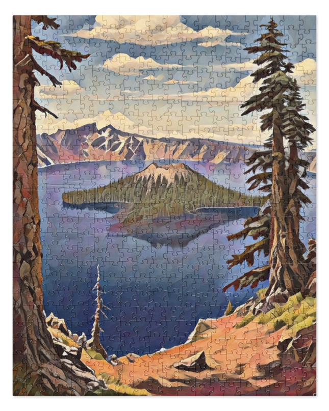 Crater Lake - Jigsaw puzzle
