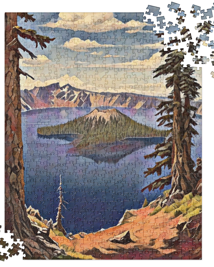 Crater Lake - Jigsaw puzzle